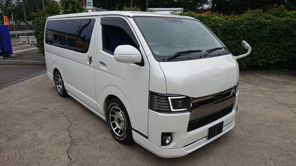 ハイエース コートテクトガラスインストール